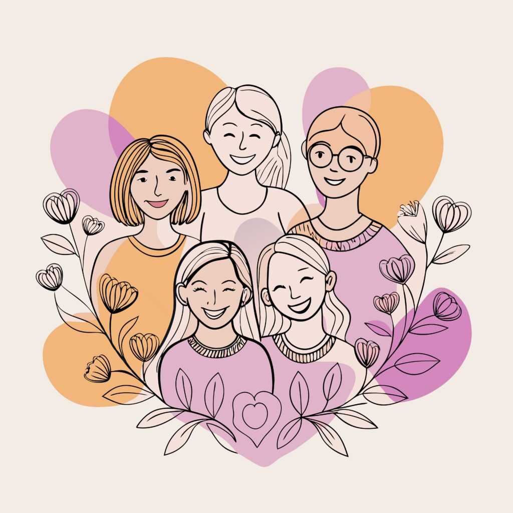 group-girls-with-heart-that-says-happy-kids